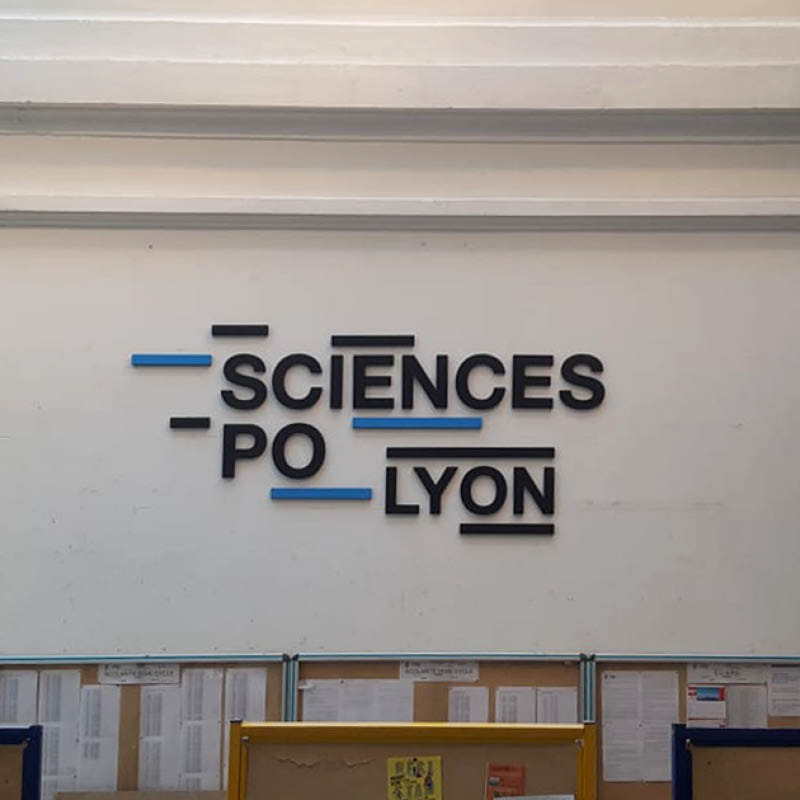 Lettre volume pour Science Po Lyon (69)